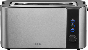 Prajitor de paine ECG ST 10630 inox , 1000 W, 2 felii, 6 niveluri rumenire - Img 6