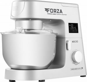 Robot de bucatarie ECG FORZA 5500 Giorno Argento, 1500 W, 6,5 litri, LCD, sistem de amestecare planetar - Img 6