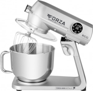 Robot de bucatarie ECG FORZA 6600 Metallo Argento, 1800 W, 6,5 litri, LCD, sistem de amestecare planetar - Img 2