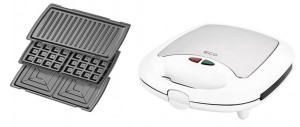 Sandwich-maker ECG S 399 3in1, alb, 700W, 3 tipuri de placi detasabile - Img 2
