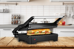 Sandwich-maker&grill, ECG S 2070 Panini, 1200 W, placi nonaderente - Img 5