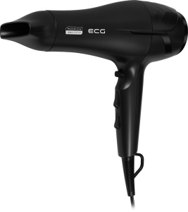 Uscator de par cu ionizare ECG Modifica Nera Grande+, 2200 W, 2 viteze, 3 niveluri de temperatura, difuzor, negru - Img 4
