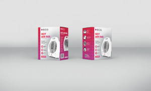 Aeroterma electrica ECG TV 3030 Heat R, 2000 W, 2 viteze, 3 moduri de functionare, termostat, alb - Img 6