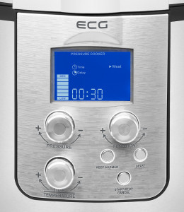 Aparat de gatit multifunctional sub presiune ECG MHT 1661 Pressione Nuovo, 1000W, 6 L, 12 programe - Img 7