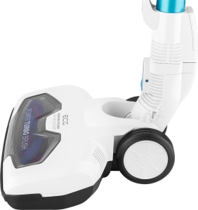 Aspirator vertical portabil 2in1 ECG VT 3620 Jean, 130 W, baterie Li-Ion 22.2 V, recipient 1.2 L, alb cu albastru - Img 11