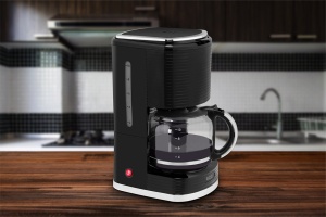 Cafetiera ECG KP 2150 Stripe, 980 W, 1.5 litri, preparare pana la 10 cesti de cafea odata, sistem drip-stop, negru - Img 10