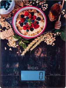 Cantar digital de bucatarie ECG KV 1021 berries, 10 Kg, functie TARA, precizie 1 g, LCD - Img 3