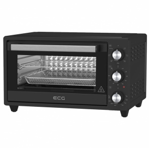 Cuptor electric ECG ET 2001B Airfry, 20 L, 1500 W, 80–250 °C, timer 90 min, 7 functii presetate, convectie, negru - Img 1