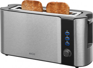 Prajitor de paine ECG ST 10630 inox , 1000 W, 2 felii, 6 niveluri rumenire - Img 7