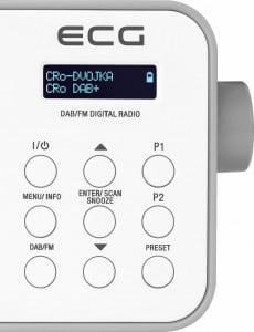 Radio portabil ECG RD 110 DAB cu tuner DAB+ si FM, alb, 1,2 W, memorie 30 de posturi - Img 7