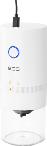 Rasnita de cafea electrica portabila ECG KM 150 Minimo, incarcare USB, 3,7 volti, 13 W, 30 g, culoare alba - Img 10