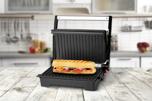 Sandwich-maker&grill, ECG S 2070 Panini, 1200 W, placi nonaderente - Img 6
