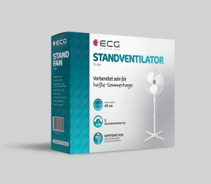 Ventilator cu picior ECG FS 40A, 50W, 40cm, 3 viteze, silentios - Img 6