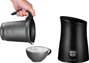 Aparat pentru spuma de lapte ECG NM 2255 Latte Art, magnetic, 300ml, 550W, negru - Img 10