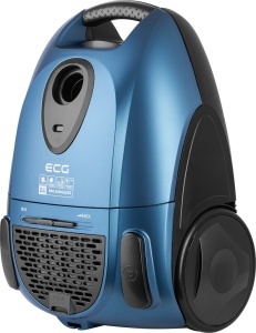 Aspirator cu sac si fara sac ECG VP SBS4400 Sapphire, 700W, HEPA 11, recipient 2,7 litri, albastru metalizat