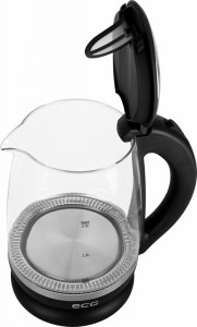 Cana electrica fierbator din sticla ECG RK 2080 Glass, 2 L, 2200 W, lumina albastra de fundal - Img 7