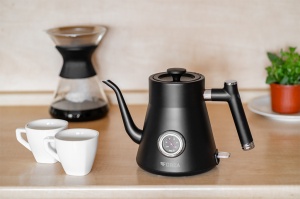 Fierbator electric ECG Forza 5000 Pour over Nero, 1200 W, 0.8 litri, otel inoxidabil, negru mat - Img 11