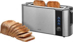 Prajitor de paine ECG ST 10630 inox , 1000 W, 2 felii, 6 niveluri rumenire - Img 8