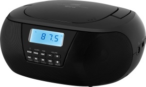 Radio CD Player ECG CDR 550, 2 x 1.5 W RMS, tuner FM cu memorie 40 de posturi,USB, negru - Img 3