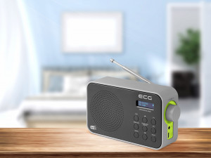 Radio portabil ECG RD 110 DAB cu tuner DAB+ si FM, negru, 1,2 W, memorie 30 de posturi - Img 5