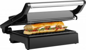 Sandwich maker si grill ECG S 3070 Panini Power, 1500 W, deschidere 180°, placi nonaderente - Img 7