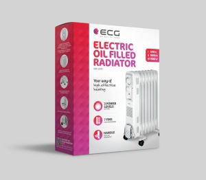 Calorifer electric cu ulei ECG OR 1570, 7 elementi, 1500 W, 3 trepte de putere - Img 9