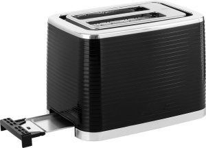 Prajitor de paine ECG ST 2750 Stripe, 930 W, 2 felii, 7 niveluri de rumenire, elemente din otel inoxidabil, negru - Img 8