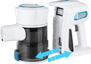 Aspirator vertical portabil 2 in 1 ECG VT 5220 Flex Clean, Cyclone, 22.2 V Li-ion, 150 W, HEPA H12 - Img 12