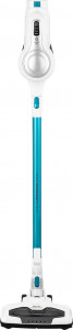 Aspirator vertical portabil 2in1 ECG VT 3620 Jean, 130 W, baterie Li-Ion 22.2 V, recipient 1.2 L, alb cu albastru - Img 2