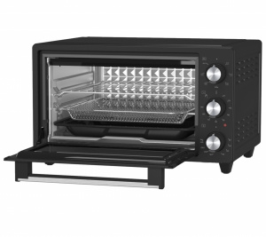 Cuptor electric ECG ET 2001B Airfry, 20 L, 1500 W, 80–250 °C, timer 90 min, 7 functii presetate, convectie, negru - Img 4