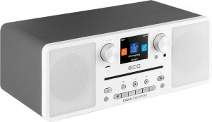 Internet radio ECG B.BOLD 7200 Intero White, FM + DAB, stereo 2 × 10 W, CD audio si MP3,Bluetooth, USB, carcasa lemn, alb - Img 6