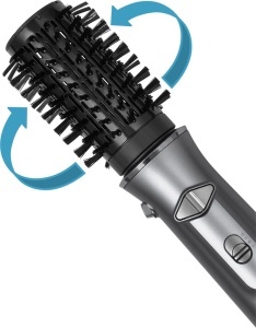 Perie rotativa cu aer cald ECG Modifica Hairbrush Moonstone, 1200 W, ionizare, 2 debite de aer, 2 nivele temperatura, gri metalic - Img 7