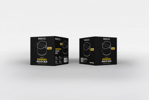 Recipient pentru zat cafea ECG Knockbox Nero, 700 ml, otel inoxidabil - Img 6