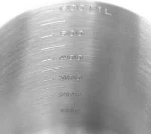 Cana pentru spumarea laptelui ECG Milk Jug Lucido, 600ml, otel inoxidabil - Img 2