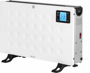 Convector electric de podea ECG TK 2080 DR alb, 2000 W, 3 trepte, termostat, LCD - Img 3