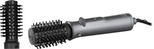 Perie rotativa cu aer cald ECG Modifica Hairbrush Moonstone, 1200 W, ionizare, 2 debite de aer, 2 nivele temperatura, gri metalic