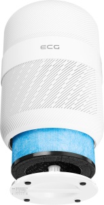 Purificator de aer ECG AP1 Compact Pearl, 30 W, Wi-Fi, 3 viteze, ionizare, aromaterapie, alb - Img 9