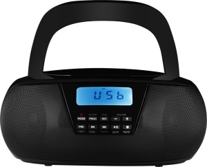 Radio CD Player ECG CDR 550, 2 x 1.5 W RMS, tuner FM cu memorie 40 de posturi,USB, negru - Img 4