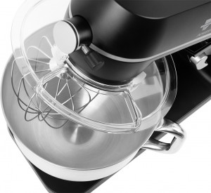 Robot de bucatarie ECG FORZA 6600 Metallo Nero, 1800 W, 6,5 litri, afisaj LED, sistem de amestecare planetar - Img 6
