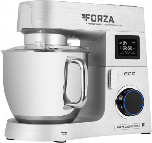 Robot de bucatarie ECG FORZA 7800 Ultimo Argento, 1800 W, 8 litri, LCD, sistem de amestecare planetar - Img 5
