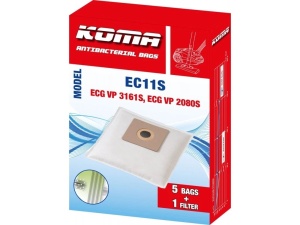 Set saci aspirator EC11S, 5 bucati plus microfiltru universal - Img 1