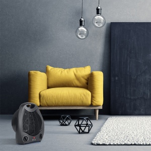 Aeroterma electrica ECG TV 3030 Heat R, 2000 W, 2 viteze, 3 moduri de functionare, termostat, negru - Img 10
