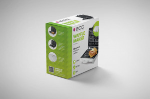 Aparat pentru preparat vafe ECG S 1370 Waffle, 700 W, 2 vafe - Img 5