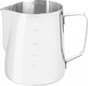 Cana pentru spumarea laptelui ECG Milk Jug Lucido, 600ml, otel inoxidabil - Img 3