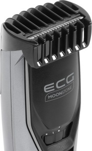 Masina de tuns barba ECG ZH 2400, fara fir, 20 marimi de taiere, acumulator NiMh 1,2 V / 600 mAh, 3 W, gri lucios - Img 4