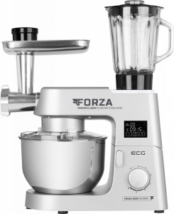 Robot de bucatarie ECG FORZA 5500 Giorno Argento, 1500 W, 6,5 litri, LCD, sistem de amestecare planetar - Img 1