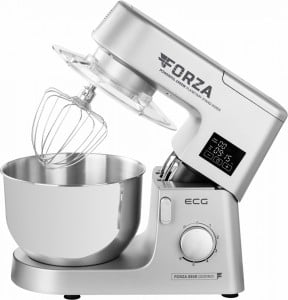 Robot de bucatarie ECG FORZA 5500 Giorno Argento, 1500 W, 6,5 litri, LCD, sistem de amestecare planetar - Img 2