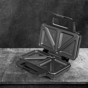 Sandwich maker ECG S 2120 Grande, 900 W, 4 sandvisuri triunghiulare, design din otel inoxidabil si plastic - Img 12