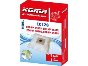 Set saci aspirator EC12S, 5 bucati plus microfiltru universal - Img 1