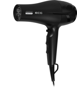 Uscator de par cu ionizare ECG Modifica Nera Grande+, 2200 W, 2 viteze, 3 niveluri de temperatura, difuzor, negru - Img 1
